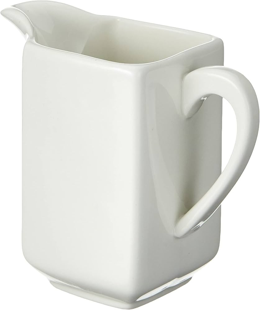 Dajar Porto Leche Jarra 210 ml, Porcelana, Blanco, 11 x 5,7 x 9,8 cm | Amazon (ES)