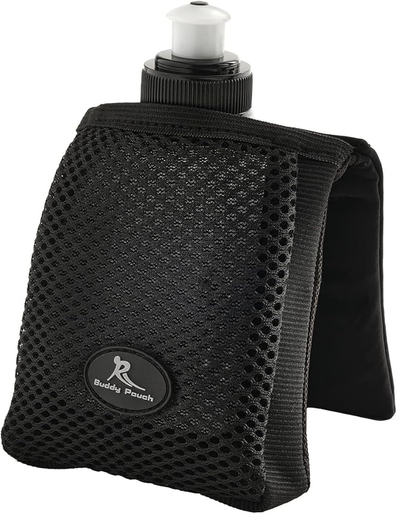 Running Buddy Magnetic H2O Pouch - Black | 4x4 in, Includes 7 Oz Water Bottle | Runners Hydration... | Amazon (US)