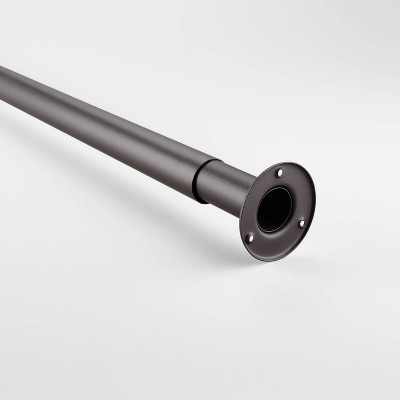 Closet Rod Connector Bar - Brightroom™: Adjustable Steel Rod Extender for Clothing, Gray, 60" Length, 44lb Capacity | Target