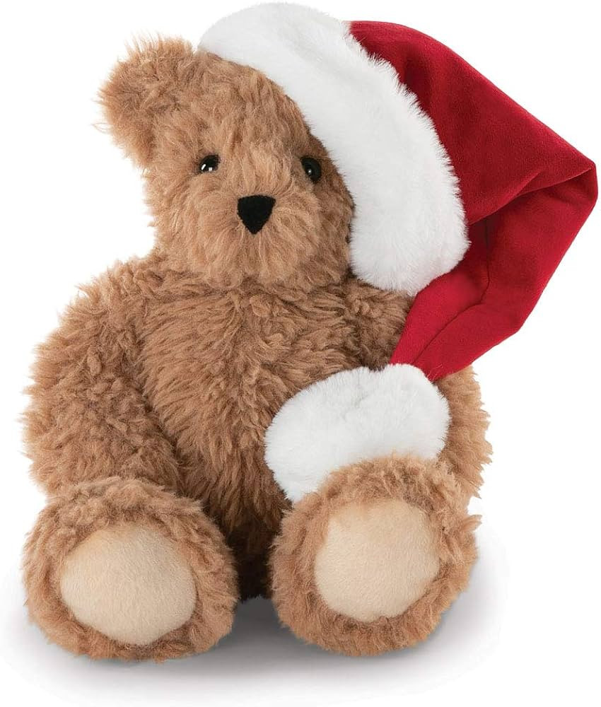 Vermont Teddy Bear Christmas Bears - Christmas Stuffed Animals, 13 Inch,Santa Hat, Soft Plushie | Amazon (US)