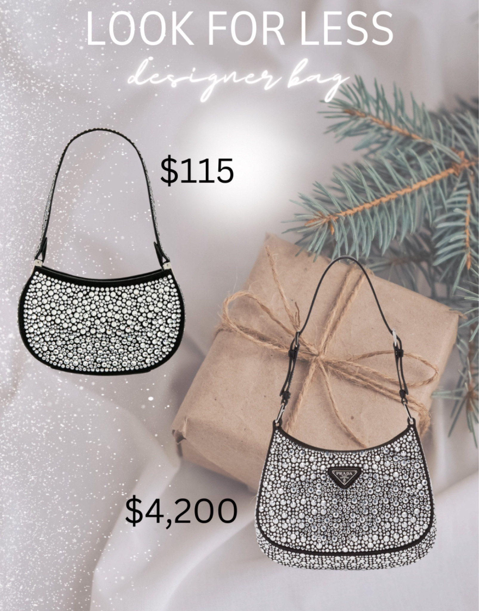 A major look for less for one of the most festive designer bags of the season!

Look for less, designer bag, holiday bag, designer inspired 

#LTKGiftGuide #LTKHoliday