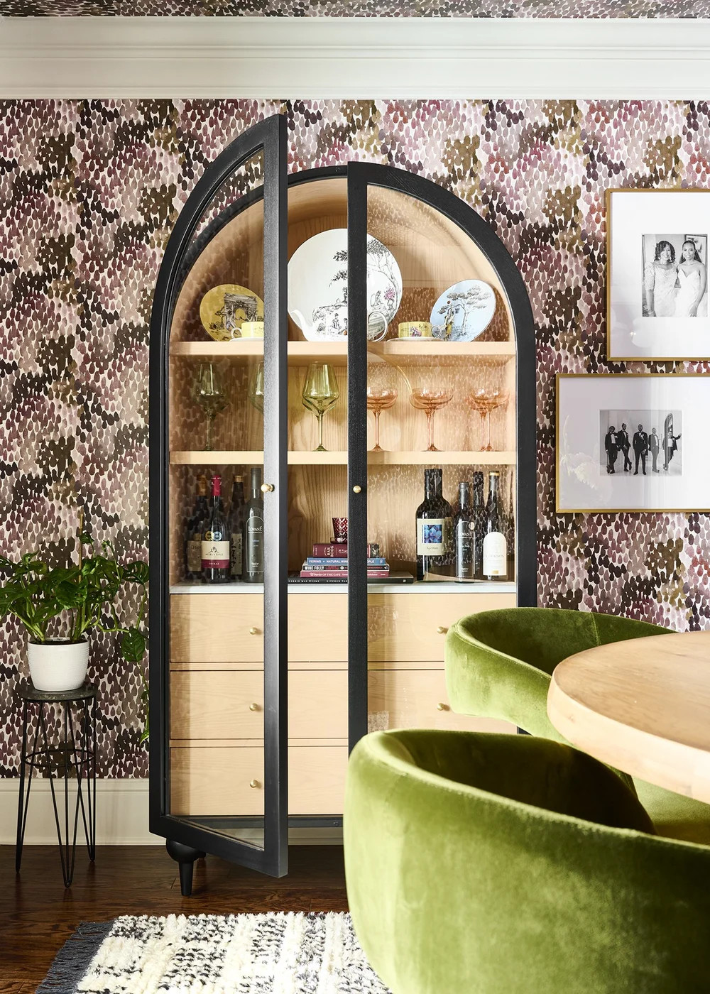 Featured Friday, part two — and this moment is all about layers and intention. 💚

This cabinet wasn’t just about storage, it was about creating a focal point that feels curated over time. From the soft arch, to the warm wood tones, to the way glassware and objects are displayed, this piece brings both function and personality to the room.

I love designs that invite you to slow down and notice the details — the things you reach for, the pieces that tell a story, the beauty in everyday rituals.

Because the most meaningful spaces are the ones that feel lived in, not styled once and left untouched.

#LTKHome #FeaturedFriday #InteriorDetails #StyledStorage #CollectedInteriors #BlessedLittleBungalo 

 #LTKHome