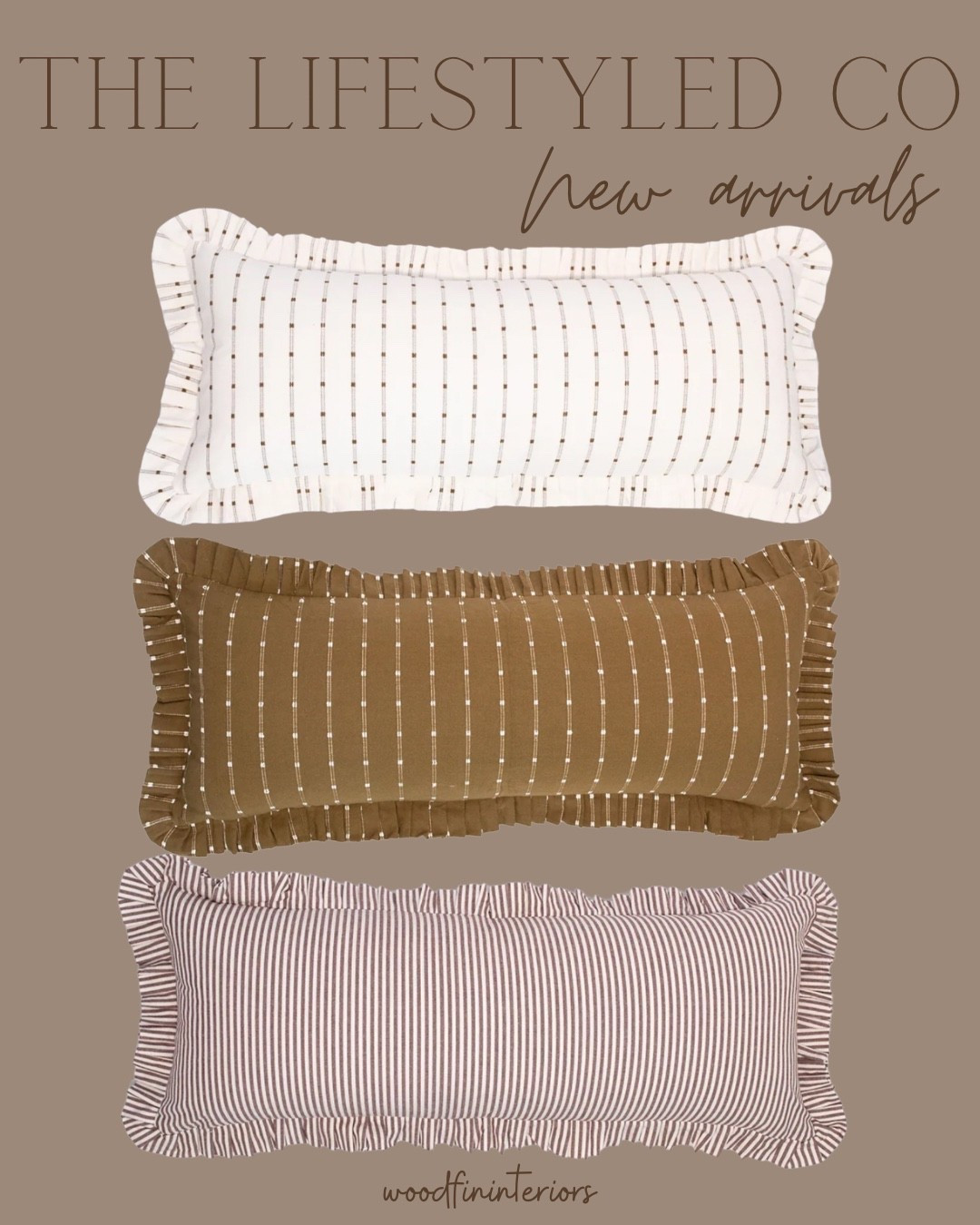 Oversized ruffle bolster pillows

#LTKHome