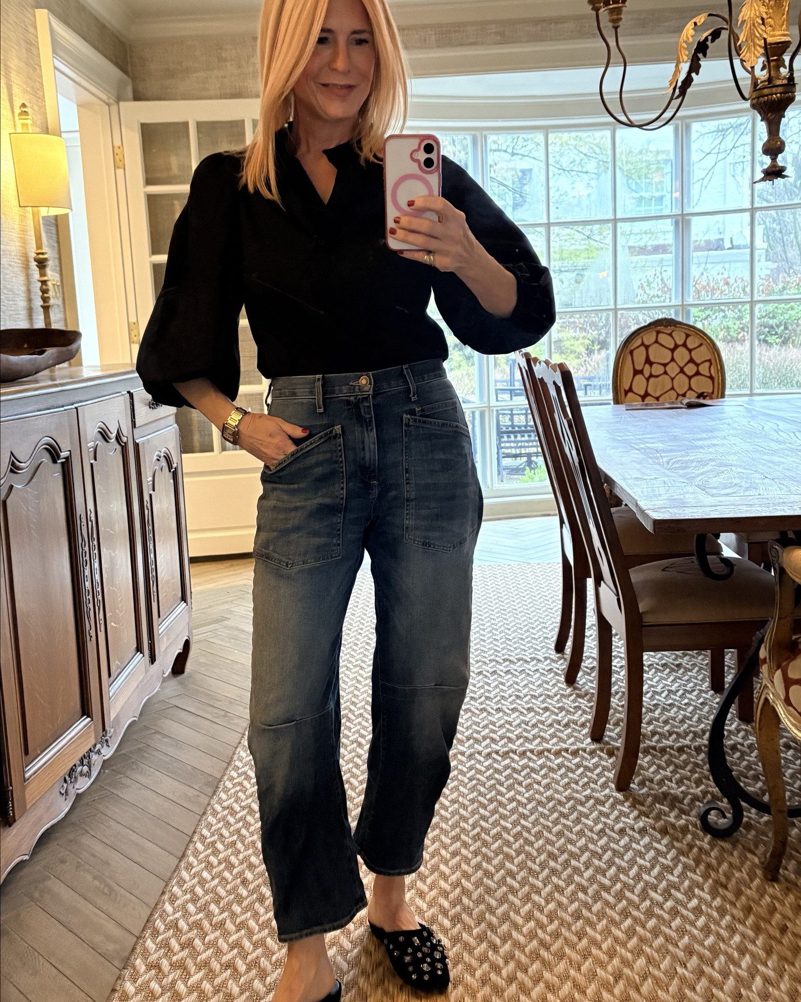 @veronicabeard embellished mules on sale 

#LTKOver40 #LTKSeasonal #LTKootd