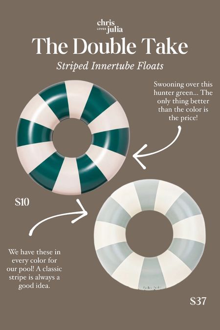 The Double Take: Striped Innertube Floats

#LTKSwim #LTKSeasonal #LTKKids