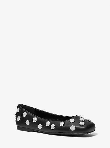 Matilda Studded Leather Ballet Flat | Michael Kors US