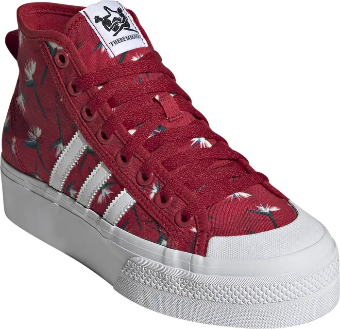 adidas Nizza Mid Platform High Top Sneaker | Nordstrom | Nordstrom