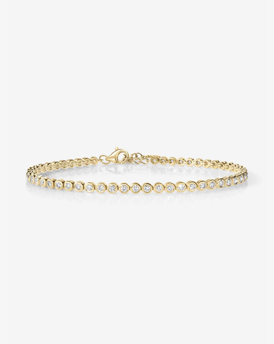 Bezel Mini Diamond Tennis Bracelet | Ring Concierge