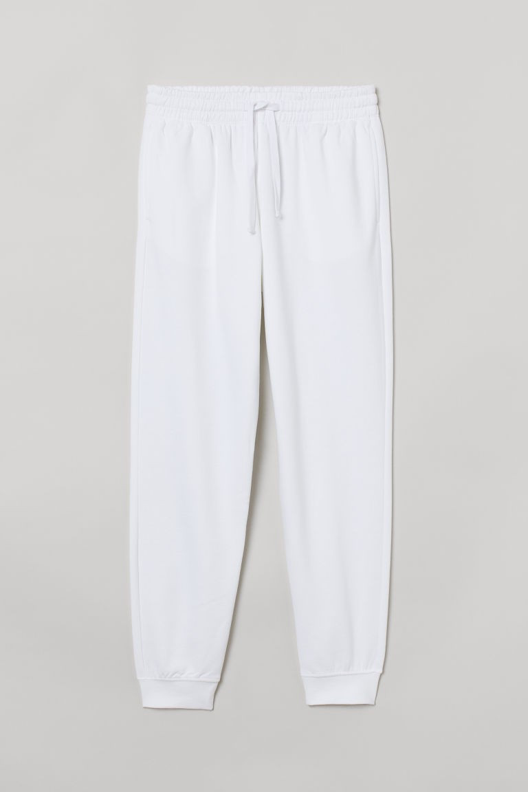 H & M - Regular Fit Sweatpants - White | H&M (US + CA)