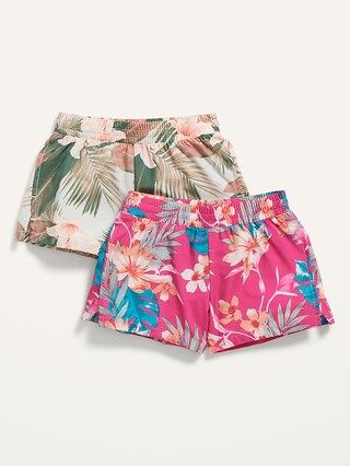 2-Pack Go-Dry Cool Run Shorts for Girls | Old Navy (US)