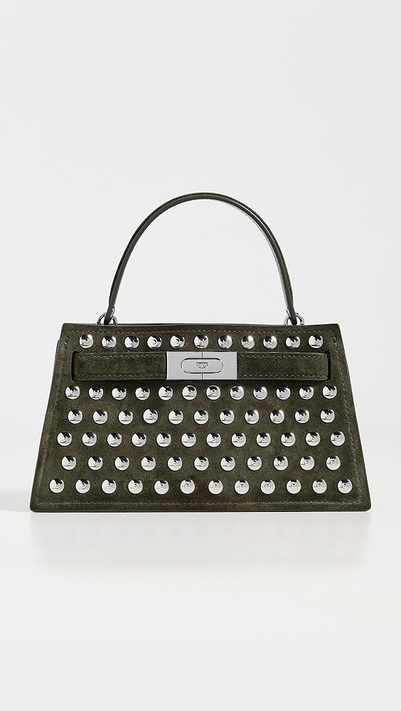 Lee Radziwill Studded Suede Mini Top Handle Bag | Shopbop
