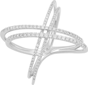 Prism Diamond Crossover Ring | Nordstrom
