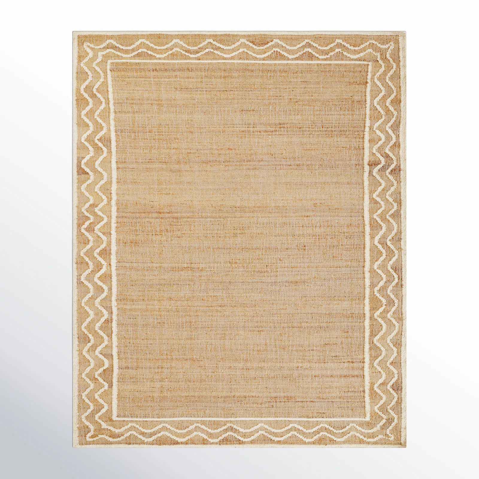 Erin Gates by Momeni Orchard Ripple Natural Hand Woven Wool and Jute Area Rug | Wayfair North America