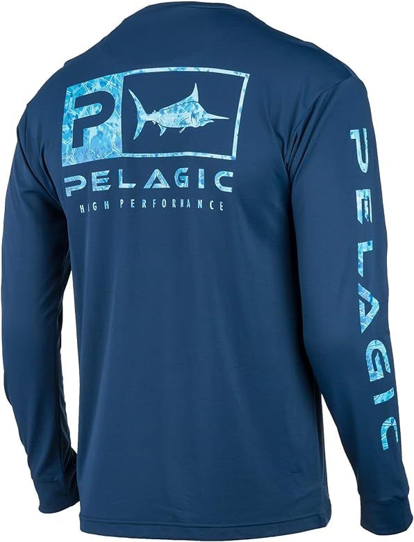 PELAGIC Aquatek Icon Long Sleeve Performance Shirt | Amazon (US)