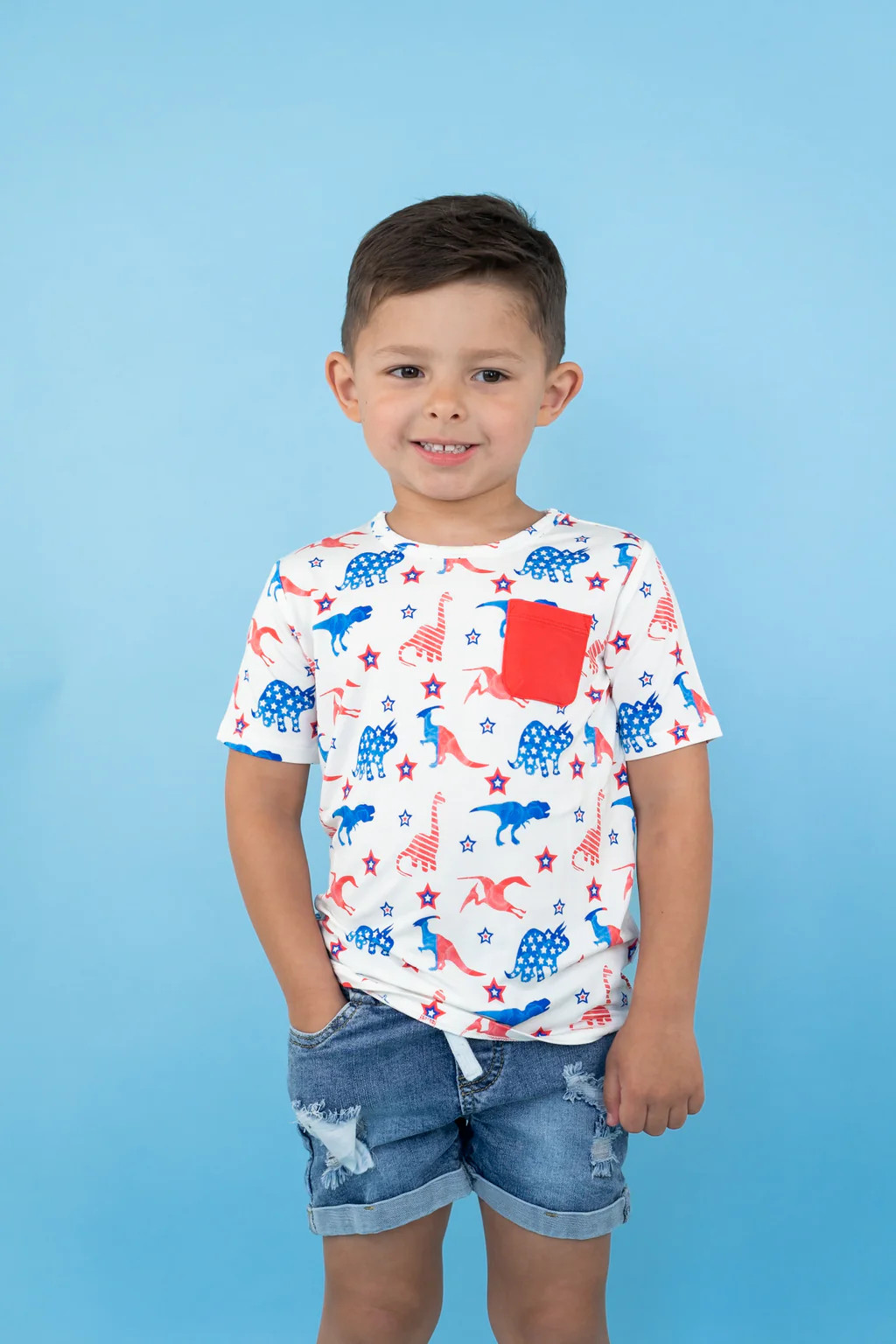 LET FREEDOM RAWR DREAM POCKET TEE | DREAM BIG LITTLE CO