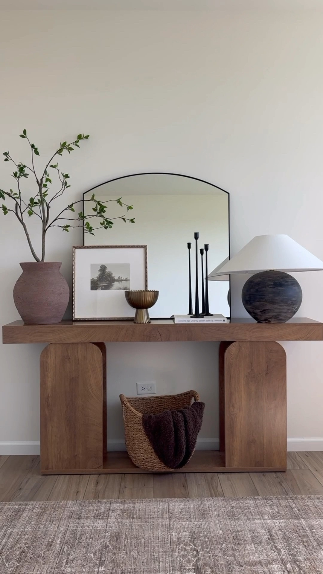 The prettiest arched console table to elevate any space in your home!😍 it’s so well made and love the character it brings😮‍💨

Console table- arched console table-affordable console table- console table styling 

#officeinspo #consolestyling #ltksummeredit #ltkover40 #ltku

#LTKFindsUnder100 #LTKHome #LTKSaleAlert