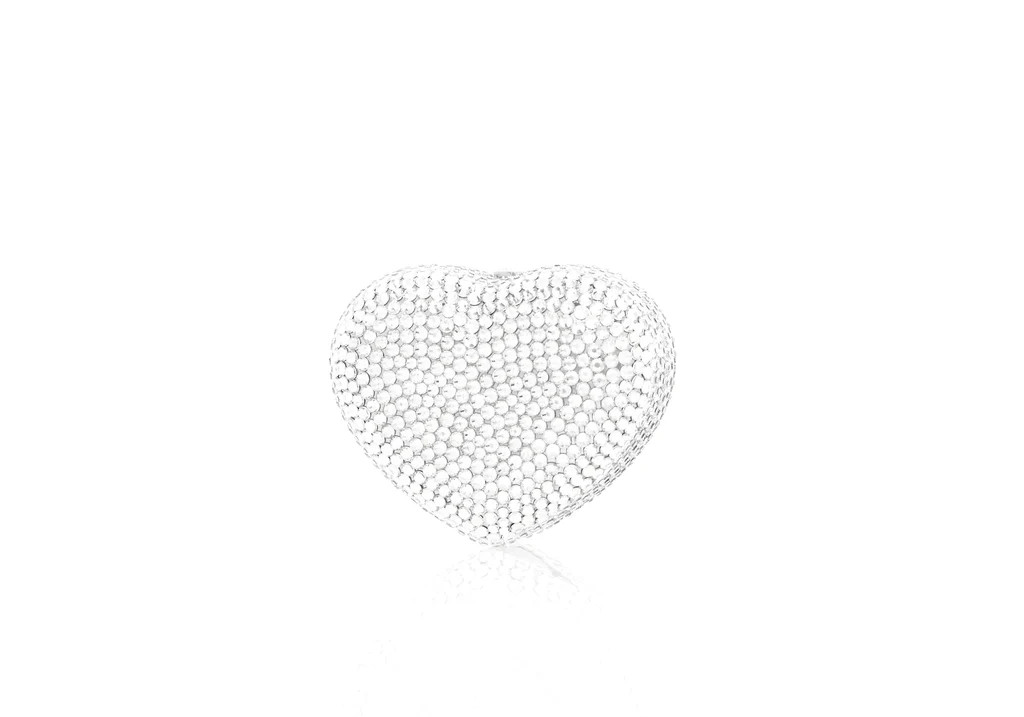 Heart Miniature Pillbox in Rhine | Over The Moon