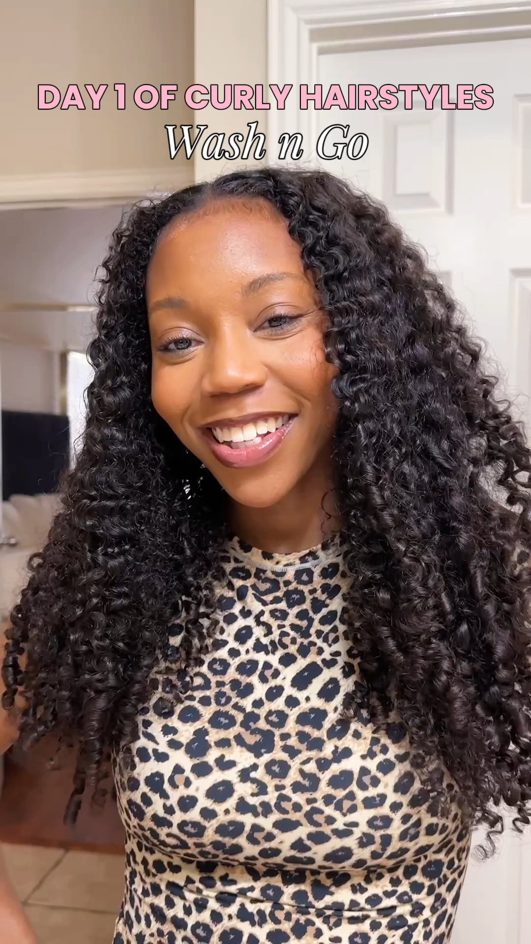 Naturally curly hair wash n go routine - day 1/7 curly hairstyles 💕

#LTKBeauty