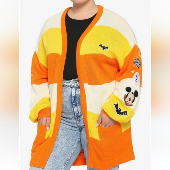 Disney Halloween Candy Corn Hot Topic Cardigan | Poshmark