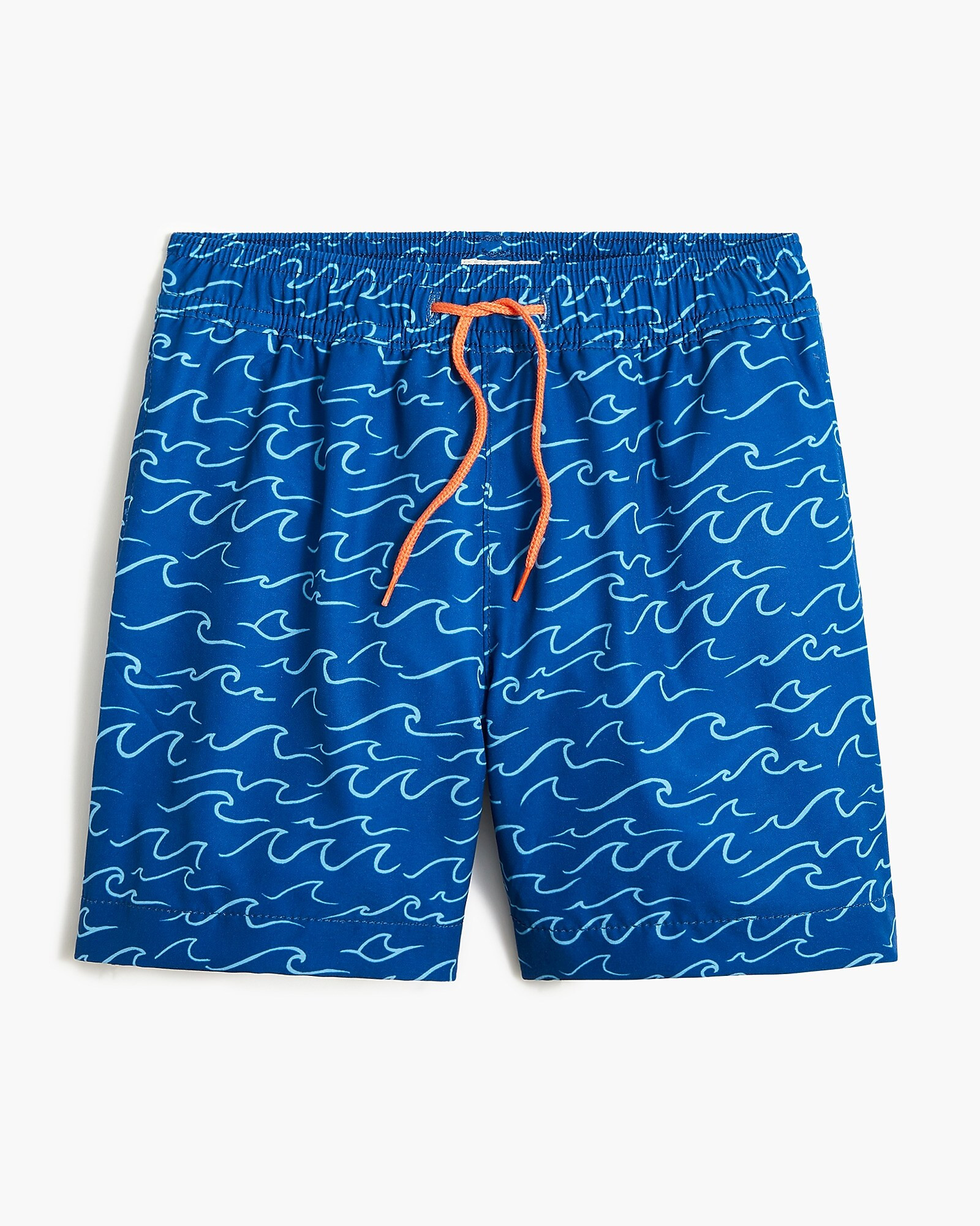 Boys' wave-print swim trunk | J.Crew Factory
