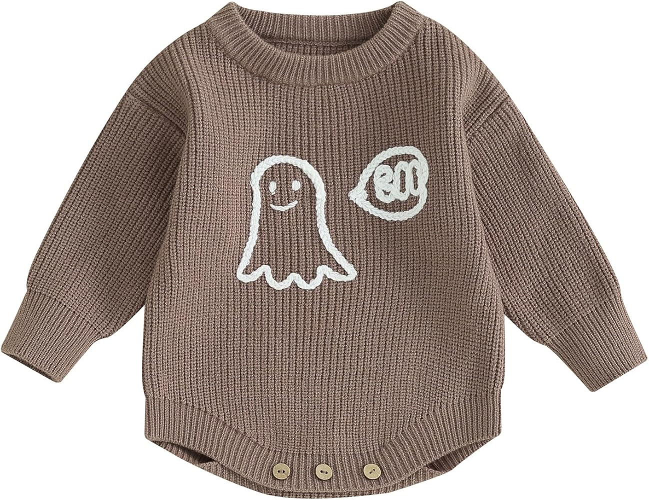 Kuriozud Baby Boy Girl Fall Winter Clothes Knit Sweater Romper Sweatshirt Soft Warm Outfit | Amazon (US)