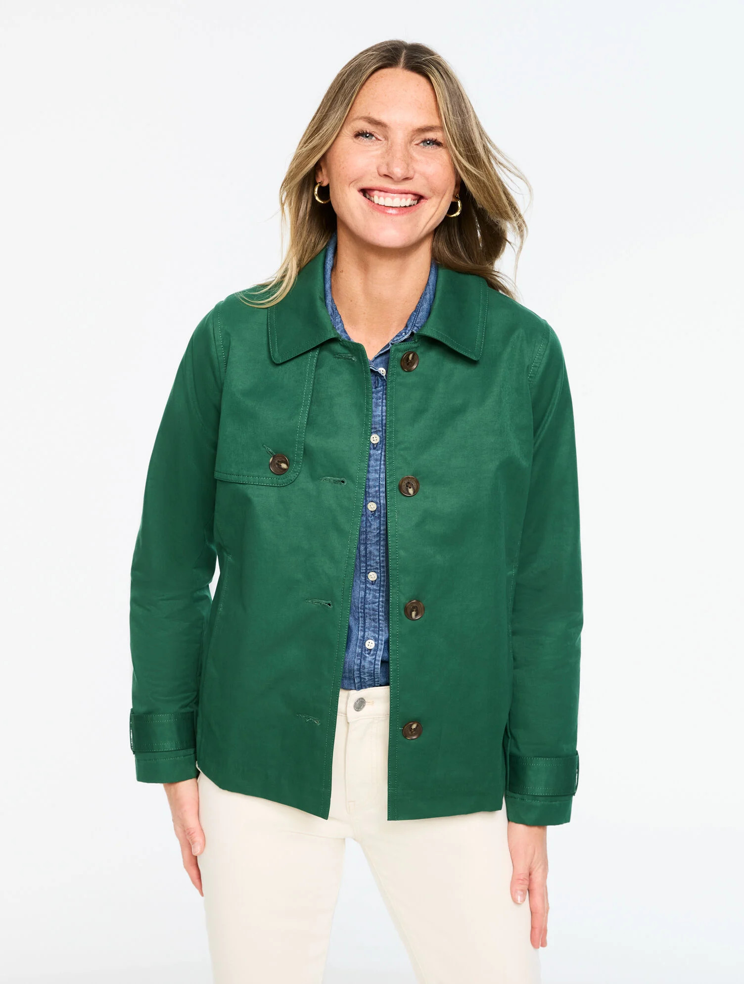 Fresh Poplin Trench Coat | Talbots