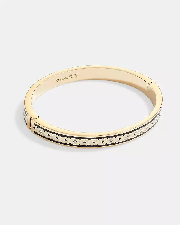 6 Mm Signature Enamel Bangle | Coach (US)