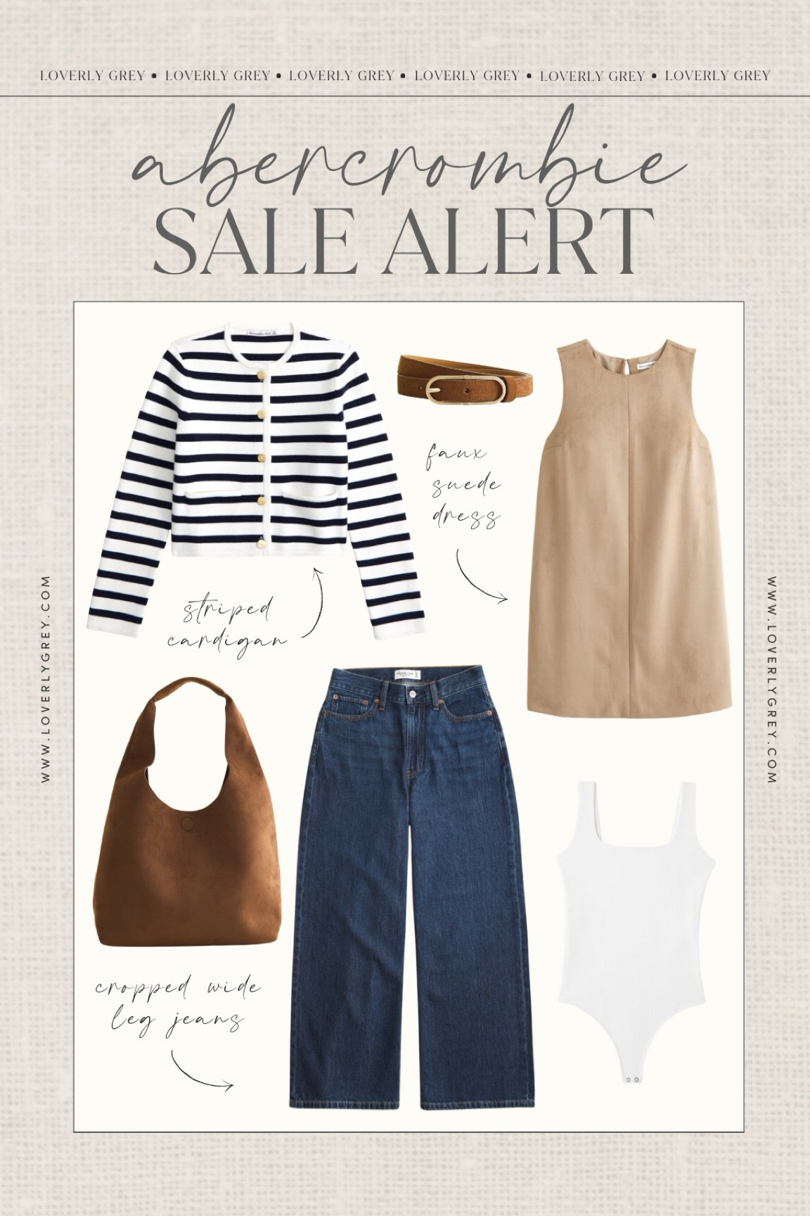 Some fall staples! Use my code AFLOVERLY for 15% off this weekend!

Loverly Grey, Abercrombie finds, wide leg jeans, suede purse, suede dress, bodysuit, cardigan 

#LTKStyleTip #LTKSeasonal #LTKSaleAlert