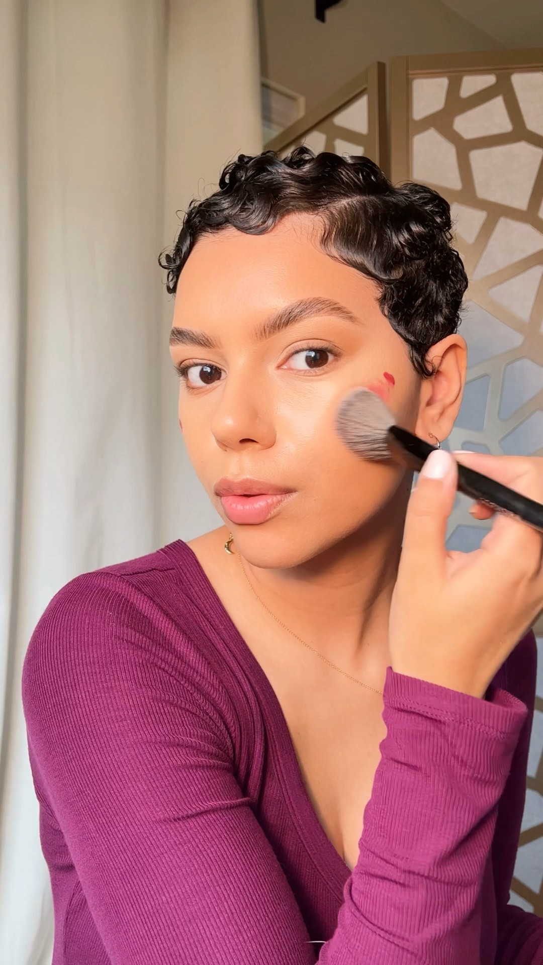 quick get ready with me (us) before filming this Sundays YouTube!

Loving this new makeup I tried today, and the look came out so pretty! Wearing shade “dreamy” in the saie dew blush! 

I can’t tag the Trinny London or JOUER lippie here on LTK, sorry! 

Grwm, mom makeup, soft glam, makeup look, berry blush, pink lip combo

#LTKbaby #LTKbeauty #LTKVideo