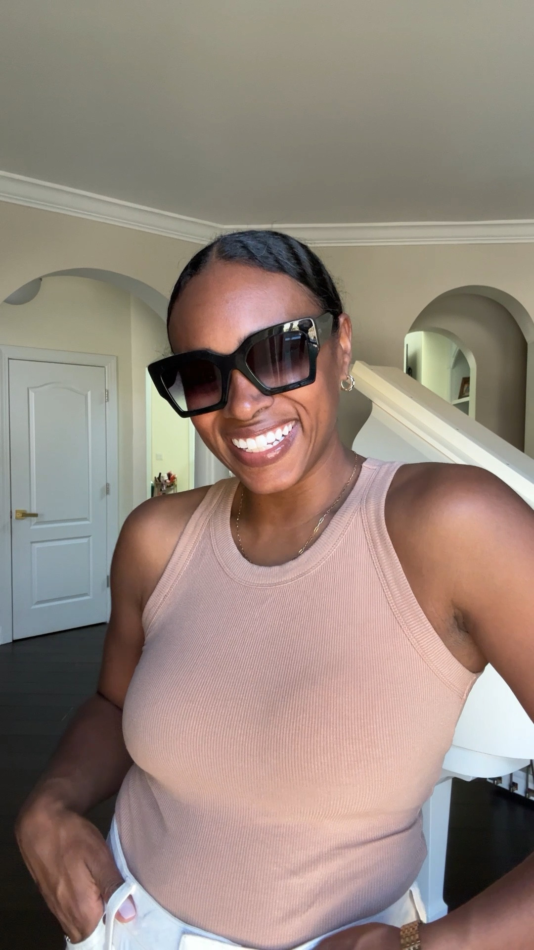 I’ve realized I don’t actually need more clothes…
I just need better accessories.

Because somehow a good pair of sunglasses makes it look like I tried.

(Even when I didn’t)

These have been on repeat lately…they feel way more expensive than they are, and just pull everything together. #ad 
@otraeyewear 🤍

#OOTD
#MomStyle
#EverydayStyle#sunglasses

#LTKgrwm #LTKootd #LTKdayinmylife