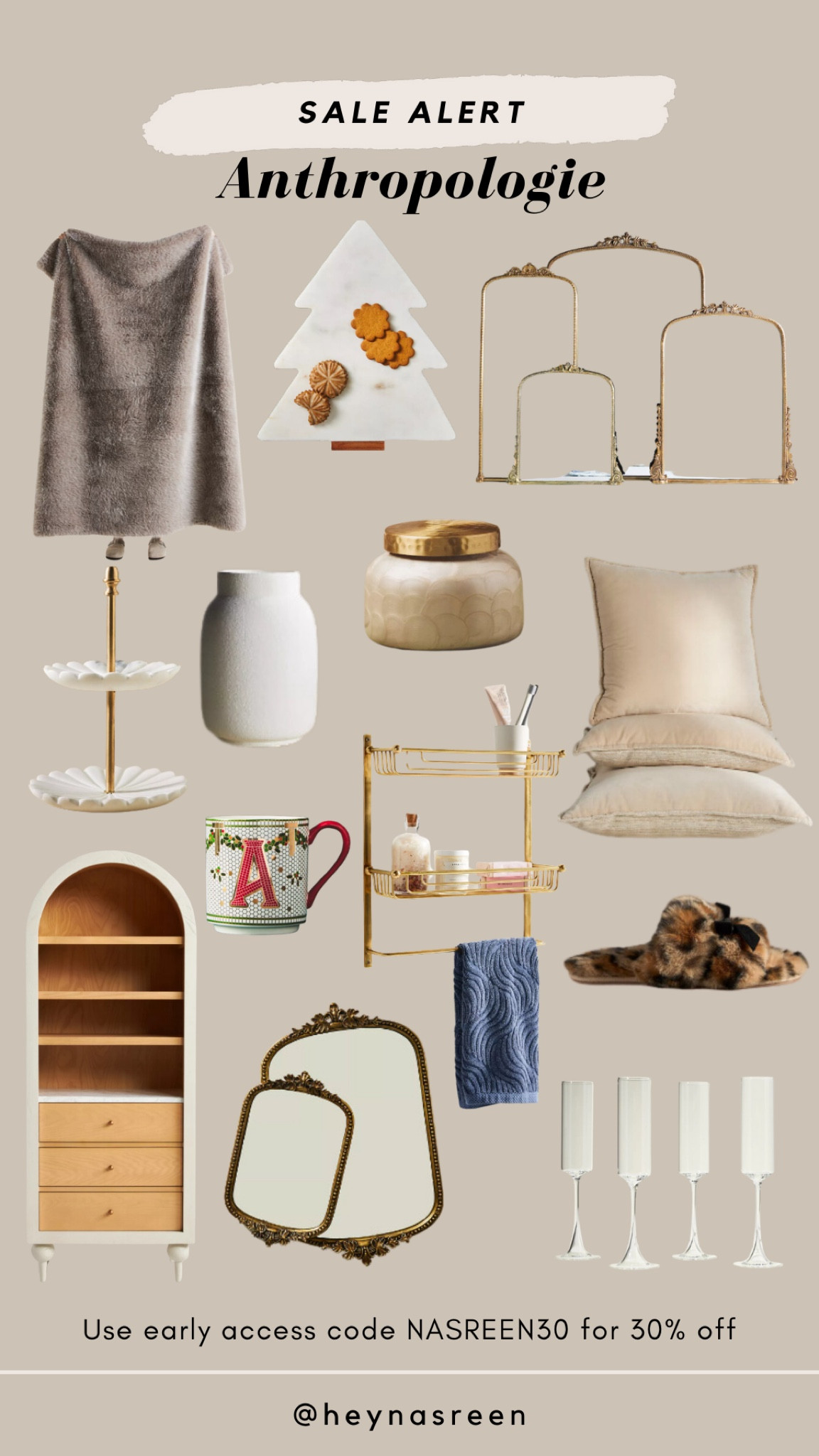Use my early access code NASREEN30 for 30% off my top home picks at Anthropologie!

#LTKHome #LTKSaleAlert #LTKHoliday