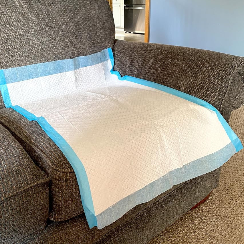 Medpride Disposable Underpads 23'' X 36'' (25-Count) Incontinence Pads, Chux, Bed Covers, Puppy Trai | Amazon (US)