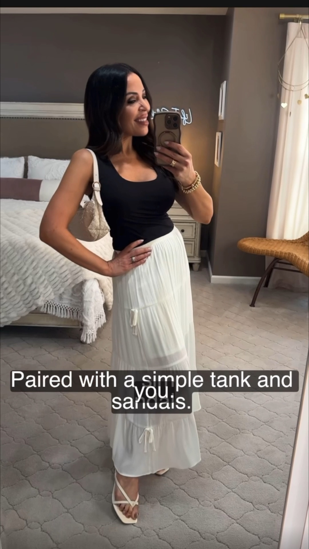 🌴 Vacation Ready with Walmart
The perfect tiered skirt doesn't have to break the bank! Found this entire look at @Walmart and I’m obsessed with the flowy details. 🤍
Whether you’re heading to brunch or packing for a tropical getaway, this outfit is:
• Super Affordable: Look chic on a budget!
• Versatile: Easy to dress up or down.
• Warm-Weather Approved: Light, airy, and so comfortable.