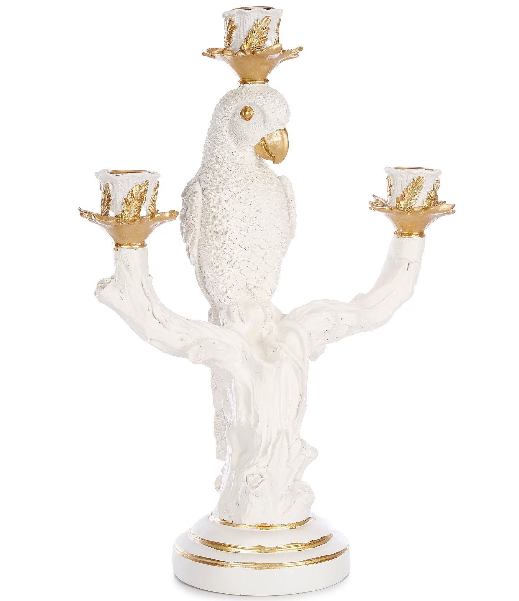 Spring Collection Creative Parrot on Tree Tapered Candle Holder | Dillard's