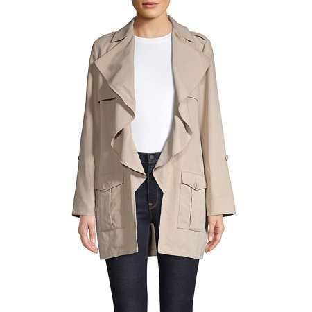 Private Eyes Microfiber Trench Coat | Walmart (US)