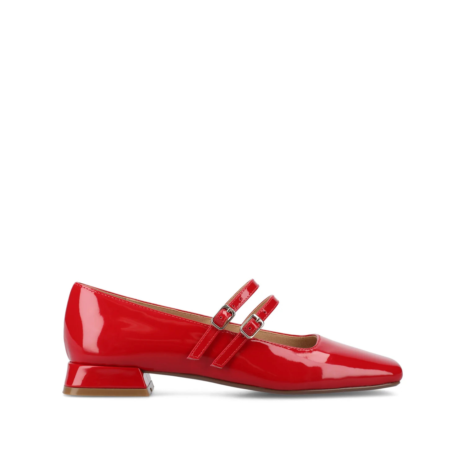 GREDAH MARY JANE FLATS IN FAUX LEATHER | Journee Collection
