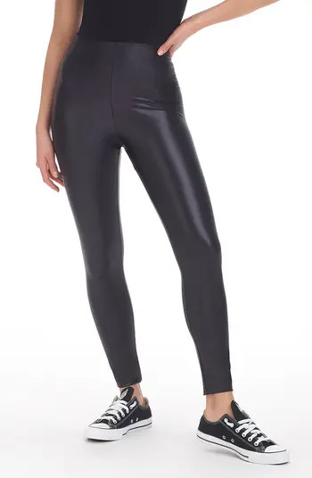 Matte Metallic Leggings | Nordstrom