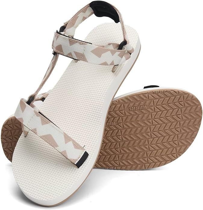 WateLves Womens-Sport-Sandals Outdoor-Hiking-with-Arch-Support Comfortable Webbing-Water-Athletic... | Amazon (US)