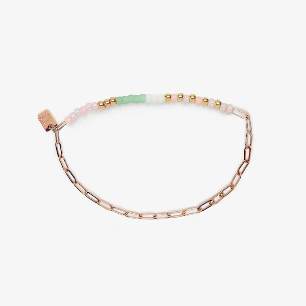Seabright Stretch Bead & Chain Bracelet | Pura Vida Bracelets