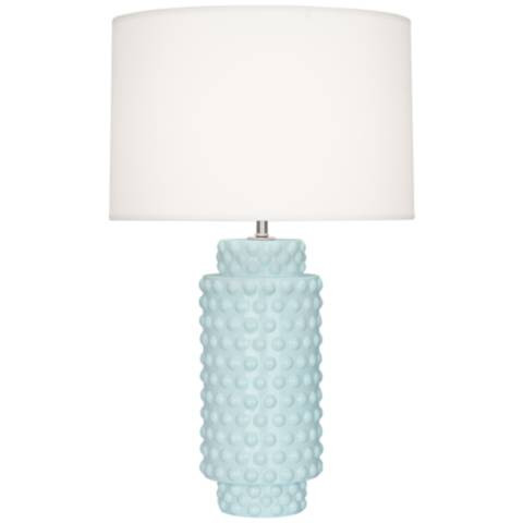 Robert Abbey Dolly Baby Blue Ceramic Table Lamp | Lamps Plus