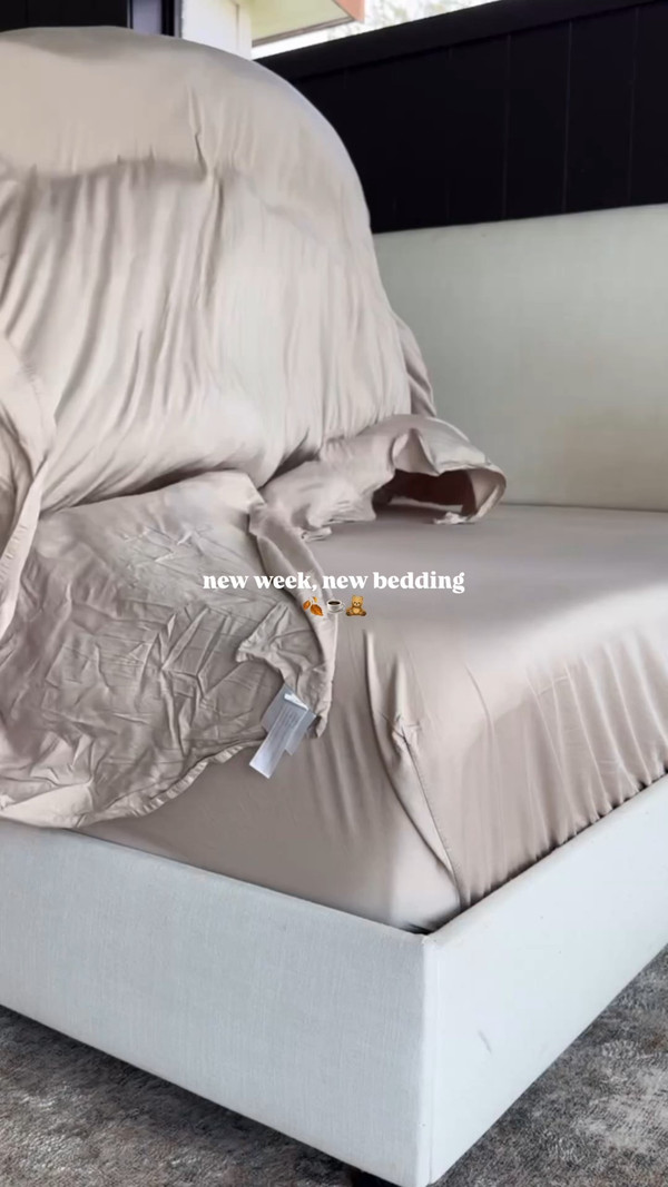 New week, new bedding.