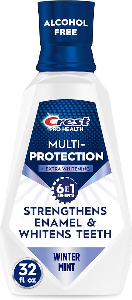 Crest Pro-Health Advanced Mouthwash, Alcohol Free, Extra Whitening, Energizing Mint Flavor, 946 m... | Amazon (US)