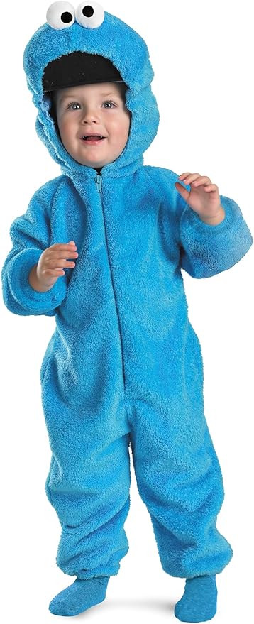 Cookie Monster Dlx Plush - Size: Child L (4-6) | Amazon (US)