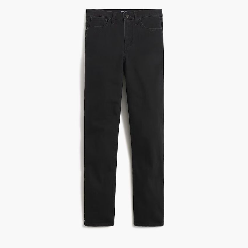 Essential straight black jean in all-day stretch | J.Crew Factory