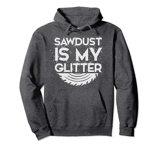 DIY Woodworking Sawdust Glitter Design Girls With Tools Gift Pullover Hoodie | Amazon (US)