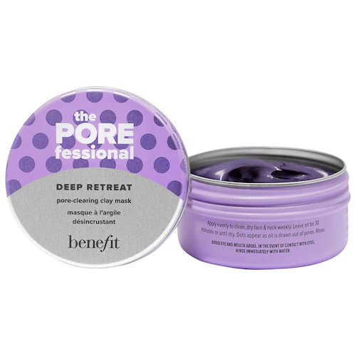 Mini The POREfessional Deep Retreat Pore-Clearing Clay Mask - Benefit Cosmetics | Sephora | Sephora (CA)