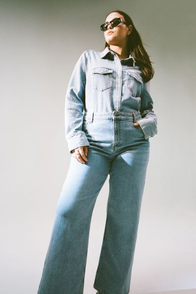 Wide High Jeans | H&M (US + CA)