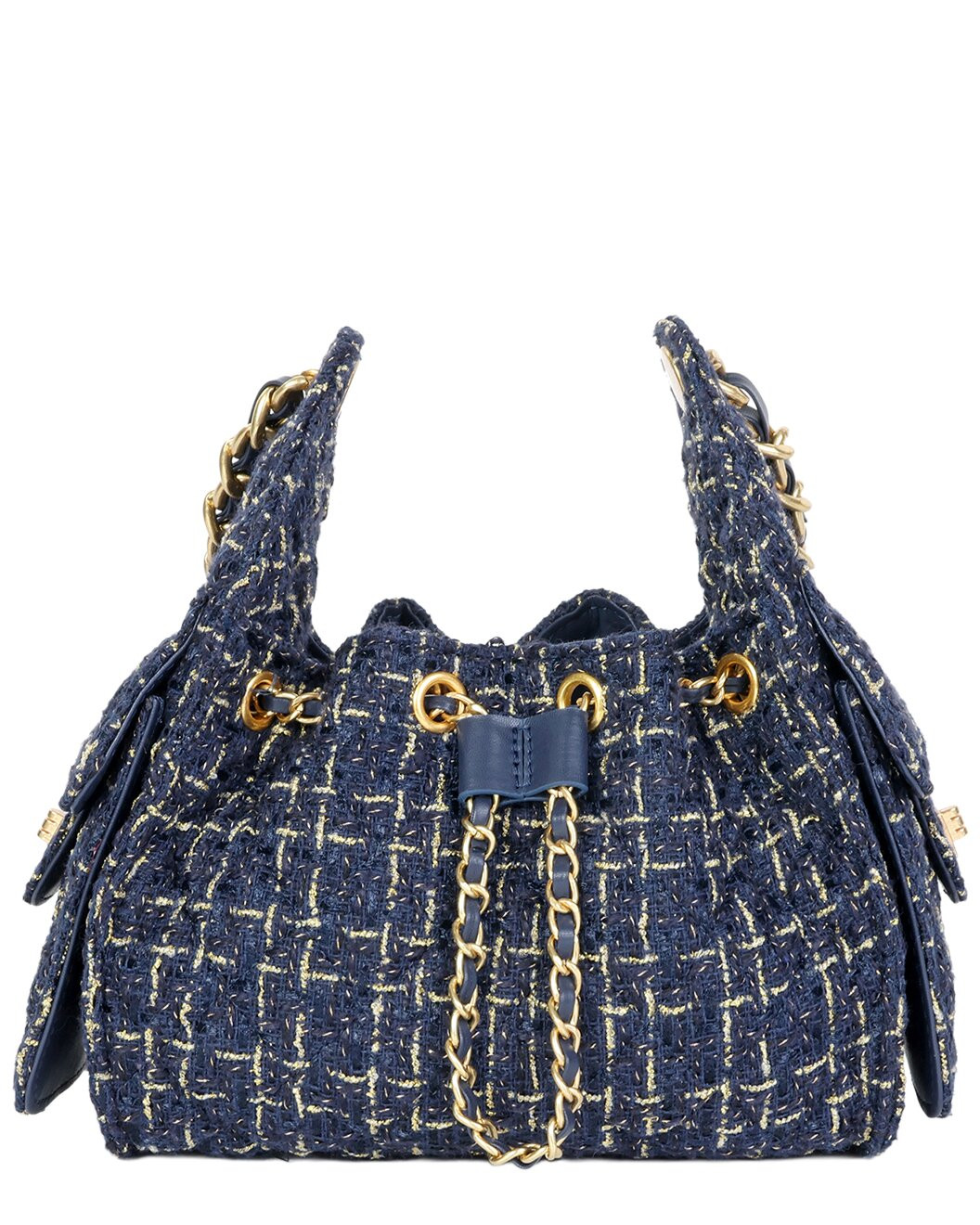 Tweed Leather Shoulder Bag | Rue La La
