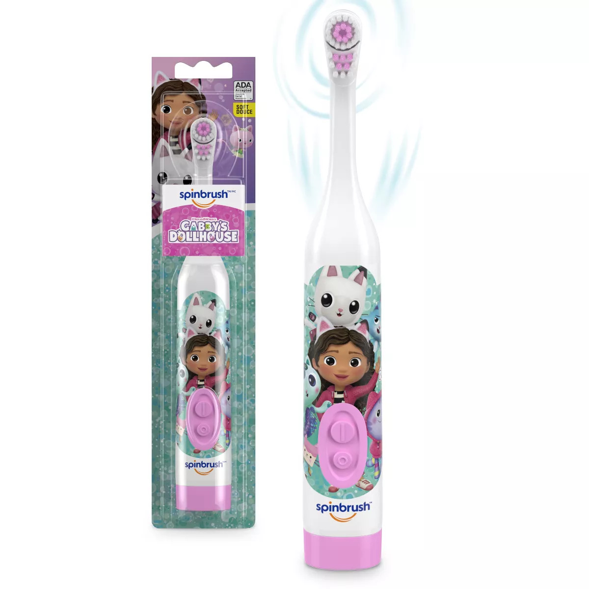 Spinbrush Kids' Gabby's Dollhouse Electric Toothbrush | Target