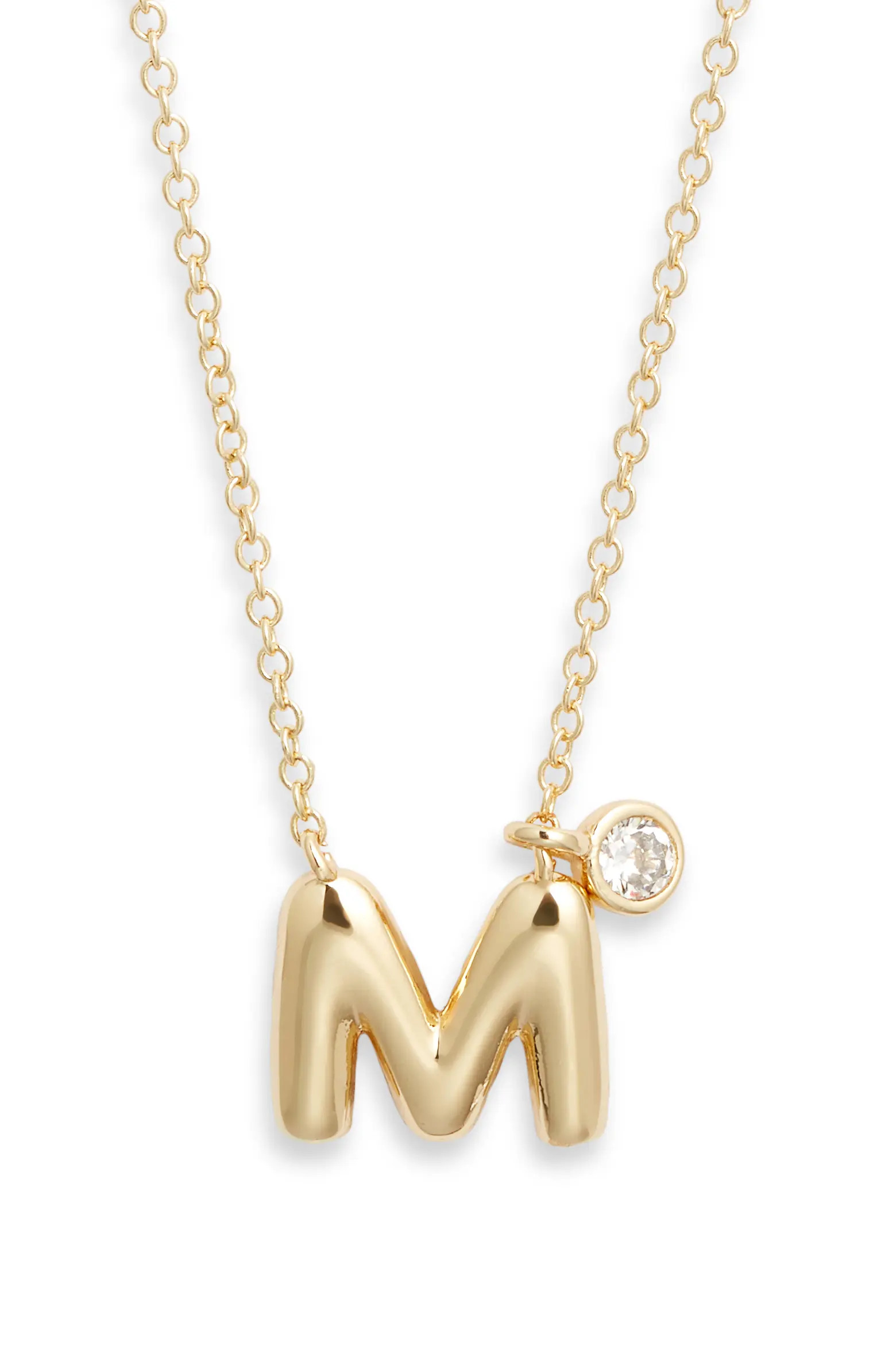 Goldtone Initial Pendant Necklace (Women) | Nordstrom | Nordstrom